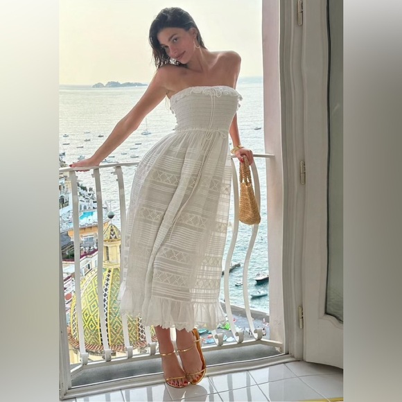 DOEN SOLONA DRESS - SALT MIDI DRESS - Picture 4 of 13